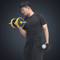 1 x RAW Customer Returns JULY S SONG Sportswear for Men Compression 5pcs Set Fitness Clothing Tracksuit Men Elastic Sportwear Gym Running Outfit Outdoor - RRP €41.99