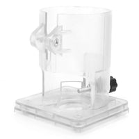 1 x RAW Customer Returns Katsu Router Base Work Woodworking Trimmer Router Transparent Plastic Base Protective Accessories for Power Tools Standard Type 20 x 13 x 3cm  - RRP €26.4