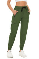 1 x Brand New FANGJIN women s jogging pants lightweight casual pants thin fabric for women trousers quick-drying outdoor pants with drawstring hiking pants green XS - RRP €34.27