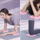 2 x Brand New SSyang Knee Cushion Yoga Padx, 2 PCS Environmentally Friendly Yoga Knee Pad, Free 2 Yoga Stretch Belts, Knee Cushion Yoga Pad, 23.5 17.5 2.2cm, for Minimizes and Supports Knees Wrists and Elbows Pink  - RRP €35.68