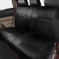 2 x RAW Customer Returns Mulcort 9pcs Car Seat Covers Universal PU Leather Seat Cover Complete Set with Accessories for Car SUV for Car - RRP €96.8