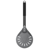 1 x RAW Customer Returns Ga HOMEFAVOR Perforated Pizza Peel 9 Inch Hard Anodized Aluminum Pizza Shovel with 43 Inch Adjustable Long Handle, Heat Resistant Pizza Shovel for Homemade Pizza Bread - RRP €26.14