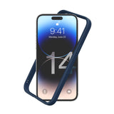 1 x RAW Customer Returns RhinoShield Bumper Case compatible with iPhone 14 Pro Max CrashGuard NX - Shock-absorbing protective case in a slim design - 3.5 meter drop protection - Navy Blue - RRP €27.99