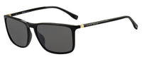 1 x RAW Customer Returns BOSS Unisex 0665 s it Sunglasses, 2M2 IR Black Gold, One Size - RRP €105.06