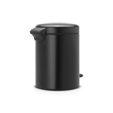 1 x RAW Customer Returns Brabantia NewIcon 5 Liter Pedal Bin - Matte Black - RRP €43.76