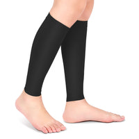 1 x Brand New Calf compression bandage for men, elastic calf bandage for recovery after injuries while running with muscle cramps 1 pair M-black  - RRP €25.2