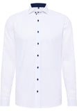 1 x RAW Customer Returns ETERNA Men s Shirt Slim FIT Cotton Business 43, white blk  - RRP €59.99