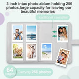 1 x RAW Customer Returns ZEWETO Photo Album with 256 Pockets for Fujifilm Instax 3-inch Film Polaroid Photos Mini 9 Mini 8 Mini 90 Mini 25 Mini 11 70 50s 7s Kodak Zink HP Instant Pictures Camera Accessories- Mini Album - RRP €12.66