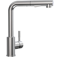 1 x RAW Customer Returns Extendable Kitchen Tap, CECIPA Kitchen Tap with Shower, Single Lever Mixer Tap for Kitchen with 2 Jet Types, Kitchen Sink Tap Stainless Steel 360 Rotatable, High Pressure Kitchen Tap Removable - RRP €65.99