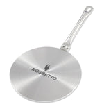 1 x RAW Customer Returns ROSSETTO induction adapter plate heat distributor induction adapter plate 19cm stainless steel for espresso maker and cookware on induction plate suitable for all types of stoves - RRP €20.24