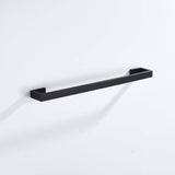 1 x RAW Customer Returns 60cm towel rail, black matt, made of 304 stainless steel wall towel holder - RRP €36.95