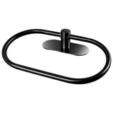 4 x Brand New WLLHYF Self-adhesive towel ring made of stainless steel towel holder rust-proof bathroom towel holder without drilling towel ring towel holder for bathroom kitchen black  - RRP €41.72