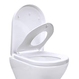 1 x RAW Customer Returns Fanmitrk toilet lid with child seat, family toilet seat with automatic lowering, toilet lid installation from above, toilet seat with quick release function - RRP €40.63