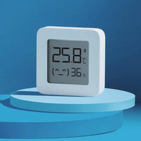 5 x RAW Customer Returns Xiaomi Mi Temperature and Humidity Monitor 2, Plastic, White, 43 mm - RRP €54.1