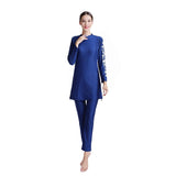 1 x RAW Customer Returns ABEUTY Muslim Swimsuit for Women Full Suit Plus Size Burkini Islamic Modest Print - RRP €40.33