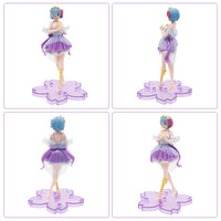 2 x Brand New Babioms Figura Ram, Cartoon Doll Girl Ornaments Ram PVC Action Figure Model Ram Anime Character Doll Decoration Ornaments Party Cake Decoration Supplies for Birthday Decoration - RRP €34.28