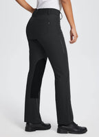 1 x RAW Customer Returns BALEAF Women s Riding Trousers Winter Bootcut Knee Patches with Zip Pocket Black S - RRP €42.99