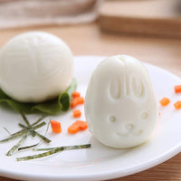 1 x RAW Customer Returns Deautie 8 Pieces Boiled Egg Mold, Plastic Molds, Sushi Rice Mold, Reusable Mold, For Rice Balls and Eggs - Random Color 8 Varieties  - RRP €15.12