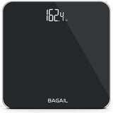 1 x RAW Customer Returns BAGAIL Digital Bathroom Scale, with High Precision Sensors and Tempered Glass, Ultrathin, for the Bathroom, Weight in stone kg lbs - 15 year warranty - RRP €27.48