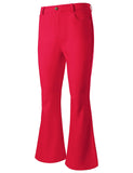 1 x RAW Customer Returns JOGAL Flared Pants Men s 70s Carnival Disco Flared Pants Red XXL - RRP €39.99