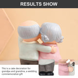 1 x RAW Customer Returns VOSAREA Older Couple Figure, Small Grandma and Grandpa Figures, Creative Wedding Couple Figures Cake Topper Love Couple Gifts for Older Couple Valentine s Day Anniversary Birthday Decoration - RRP €18.99