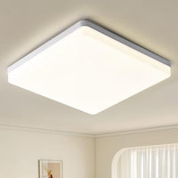 1 x RAW Customer Returns Riserva Square LED Ceiling Light, 48W Modern 4500K Natural White LED Ceiling Light, 30 CM IP44 Ceiling Light Applicable in Bathroom, Living Room, Kitchen, Bedroom, Hallway, Balcony, Garage - RRP €28.43