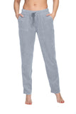 1 x RAW Customer Returns e.FEMME Lotta 2322 - Women s Terry Cloth Pants, Grey, 40 - RRP €19.06