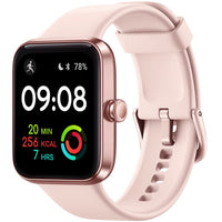 1 x RAW Customer Returns Fitpolo Smartwatch Women, Smartwatch for Women Men, Smartwatch Touch, Waterproof, Smart Bracelet for Sports, Pedometer, Cardio Smartwatch, Fitness Tracker, Walking, Running - RRP €36.85