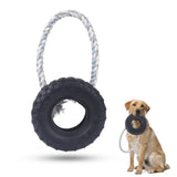 36 x Brand New COMFPET Confpet Dog Toy Indestructible Rope for Strong Large Dogs, Natural Rubber Dog Toys for Extreme Chewers - Dog Toys for Extra Long Interactive Play Black  - RRP €565.56