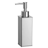 1 x RAW Customer Returns BGL 304 Stainless Steel Standing Soap Dispenser Chrome Shower Gel Dispenser for Bathroom, Kitchen Decor - RRP €19.99