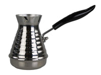 1 x RAW Customer Returns GMMH Turkish Coffee Maker Mocha Pot Espresso Maker Cezve Dzhesva Made of Stainless Steel 1 mm 500 ml  - RRP €14.11