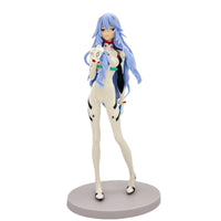 1 x RAW Customer Returns Gensly Anime Figures Rei Ayanami Figures Ayanami Rei Action Figure PVC 22cm Long Hair Version Decoration Collection - RRP €10.07