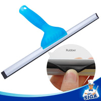 1 x RAW Customer Returns MR.SIGA 35 cm Window Cleaning Combo - Glass Squeegee and Microfiber Window Washer - RRP €18.43