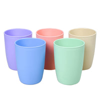 1 x RAW Customer Returns Greentainer cup set of 5 plastic cups, 380 ml shatter-proof reusable drinking cups made of healthy PP, cup for children and adults, for hot and cold drinks, microwave and dishwasher safe - RRP €16.99