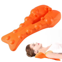 6 x Brand New CLIUNT Relieflylab Trapezius Stretcher,Trapezius Trigger Point Massager,Upper Back Massage Point,Align Neck Pillow,for Neck and Shoulder Relaxation,Orange - RRP €151.2