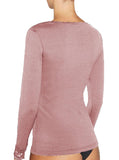 1 x RAW Customer Returns YSABEL MORA - Long-sleeved thermal lace shirt, Pink French Pink , S - RRP €24.0