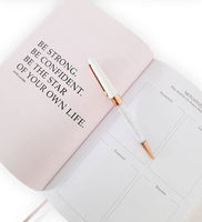 1 x RAW Customer Returns Boss Babe Planner Undated Success and Productivity Planner white  - RRP €30.1