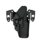 1 x RAW Customer Returns ExcLent Right Waist Hand Belt Holster For Molle Platform For Glock 17 18 19 22 23 31 - Black - RRP €17.14