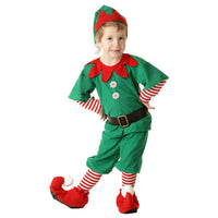 1 x RAW Customer Returns Xingsiyue Christmas Elf Costume Set, Unisex Adult Kids Baby Christmas Outfits Elf Costume for Carnival Halloween Party - RRP €32.7