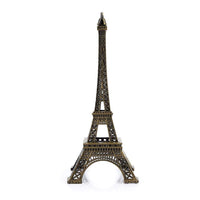 1 x RAW Customer Returns Eiffel Tower Bronze Tone Eiffel Tower Decor Figure Statue Vintage Alloy Model 25 cm - RRP €23.69