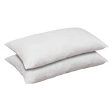 1 x RAW Customer Returns FAM Home Pillow 40x80 Set of 2 Soft Microfiber - Pillow 40x80 Allergy Sufferers with Optimal Support for Neck and Head - Inner Cushion Breathable Moisture Regulating Antibacterial - RRP €23.99