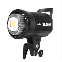 1 x RAW Customer Returns Godox Set of 2 Professional Lighting Spotlights, 60W SL LED Light, Includes Honeycomb Grid, Are Ideal for a Photography Studio, 60 x 60cm - RRP €316.58