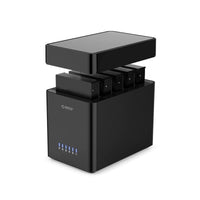 1 x RAW Customer Returns ORICO Tool-Free 5 Bay USB 3.0 3.5 inch Magnetic-Type Hard Drive Enclosure for 3.5 SATA HDD up to 5x18TB, Hard Drive Docking Station Compatible with Windows Mac OS Linux DS500U3  - RRP €149.99