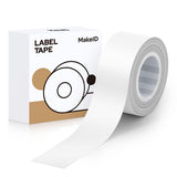 1 x RAW Customer Returns Makeid label tape 16mm x 4m heat-resistant self-adhesive as replacement for Makeid L1 Q1 E1 white - RRP €10.99