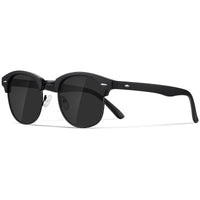 1 x RAW Customer Returns Occhsouo Unisex Polarized Half Frame Sunglasses Men Women Classic Retro UV400 Protection Rectangular Sunglasses Metal Frame Outdoor Leisure Driving Travel Protection, 1 Black Black Frame - RRP €58.8