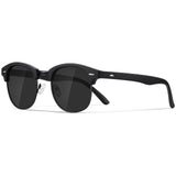 1 x RAW Customer Returns Occhsouo Unisex Polarized Half Frame Sunglasses Men Women Classic Retro UV400 Protection Rectangular Sunglasses Metal Frame Outdoor Leisure Driving Travel Protection, 1 Black Black Frame - RRP €17.99