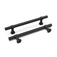 1 x RAW Customer Returns LONTAN 15 pieces kitchen handles black furniture handles black 128 mm hole spacing cabinet handles black handles for kitchen cabinets black handles furniture cabinet handles in black - RRP €32.79