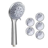 2 x RAW Customer Returns Shower head 5 Different Jets Shower Head High Pressure Water saving Universal Thread Easy to install - RRP €13.88