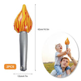 1 x Brand New Torche Gonflable-Olympic Flame 2024, 2pcs Inflatable Torch, Decoration for Olympic Games 2024, Inflatable Olympic Flame, Safe and Durable - RRP €20.4