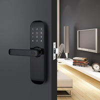 1 x RAW Customer Returns HAIFUAN M20 Bluetooth Digital Lock, Unlock with Card, Code, App Only Compatible with Alexa Left Door Only M20-L  - RRP €139.0